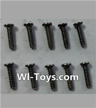 Wltoys 24438 Parts-Round-Head Self-tapping screws(10pcs)-M1.7x7-24438-0198,1/24 Wltoys 24438 RC Car Spare Parts Replacement Accessories